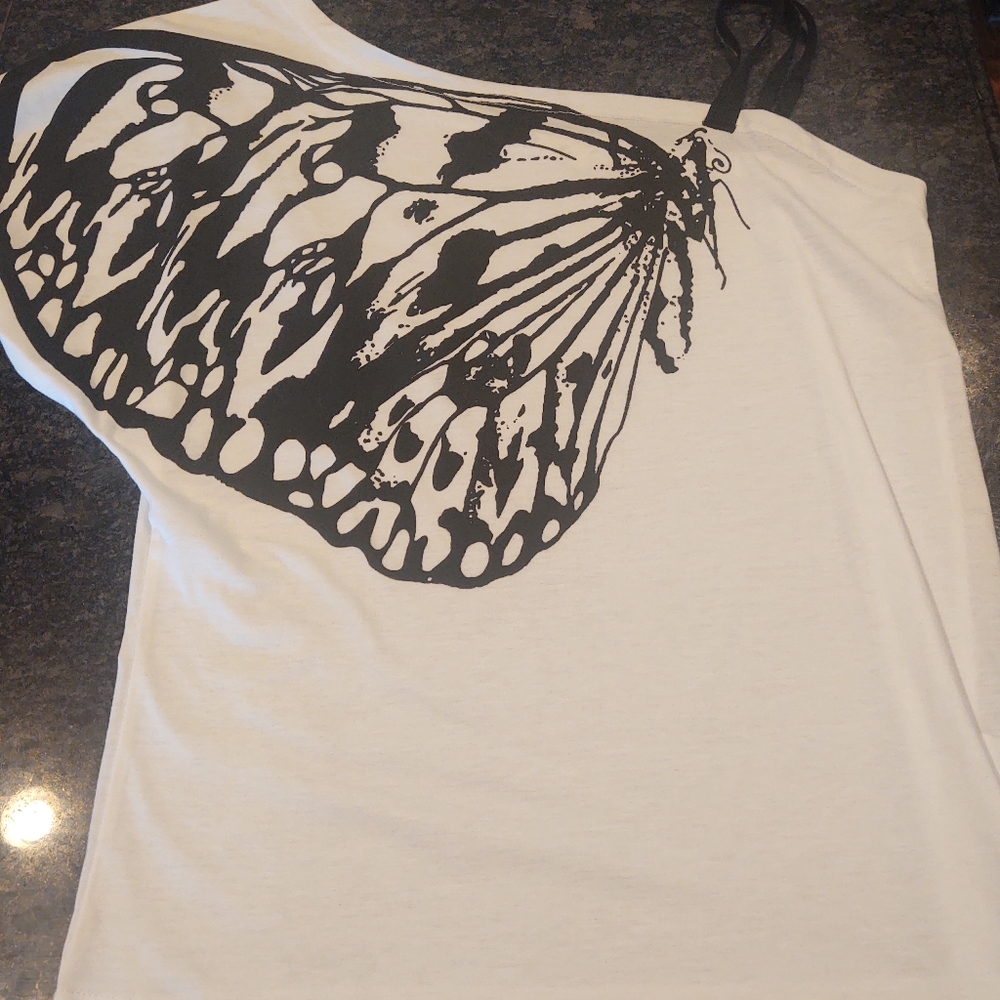 One Shoulder Shirt.